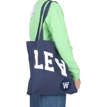Wood Wood Double A Totebag Desi 10250200-9068 Navy